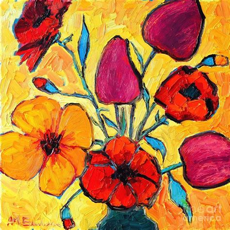Flowers Of Love By Ana Maria Edulescu In 2020 Abstract Floral Art