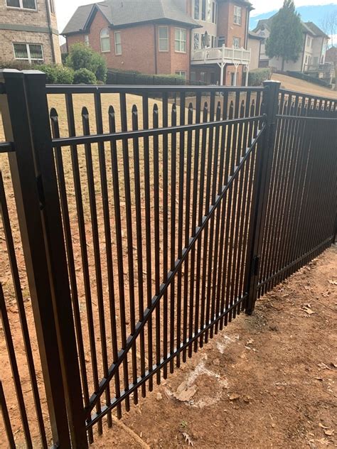 Residential Aluminum Fence With Gates Natural Enclosures