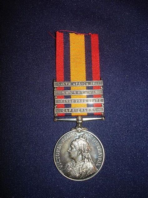 Boer War Queens Sou African Medal Imperial Yeomanry Bearer Coy Sgt
