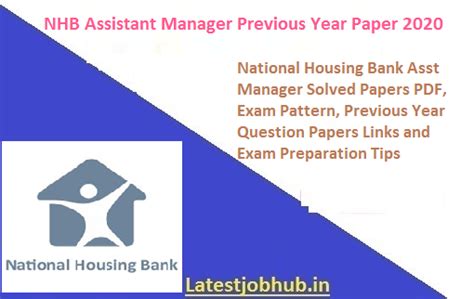 You'll also find out what to look for in a candidate's answers. NHB Assistant Manager Previous Year Paper 2020 - National ...