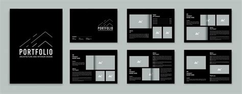 Architecture Portfolio Design Template Architectural Portfolio Layout