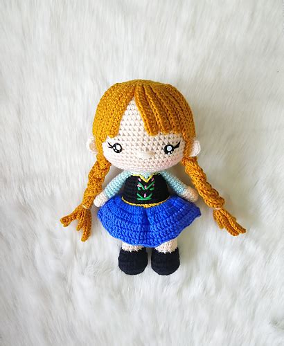 Ravelry Disney Pricess Mini Anna Doll Pattern By Mell
