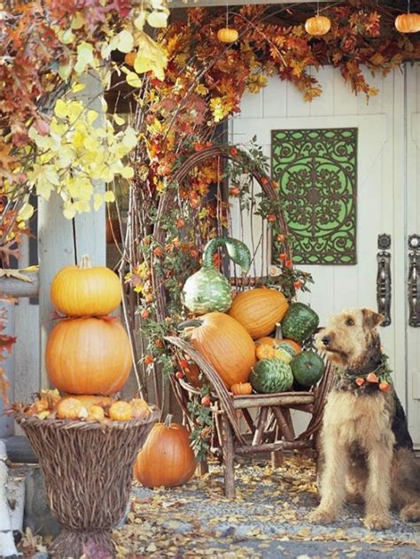 10 Incredible Designs Fall Porch Decorating Freshnist
