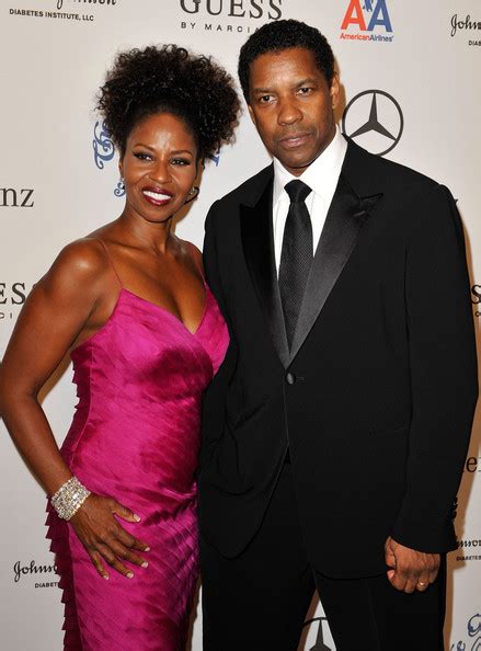 all about hollywood stars denzel washington with his wife