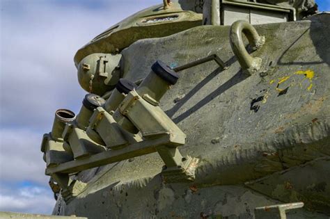 Premium Photo Closeup Of The Turret Rocket Launchers Of An Old Tank