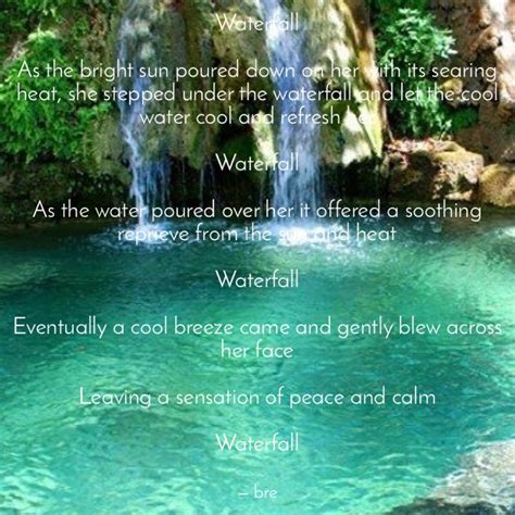 Waterfall Poetry Inspiration Waterfall Water Cooler