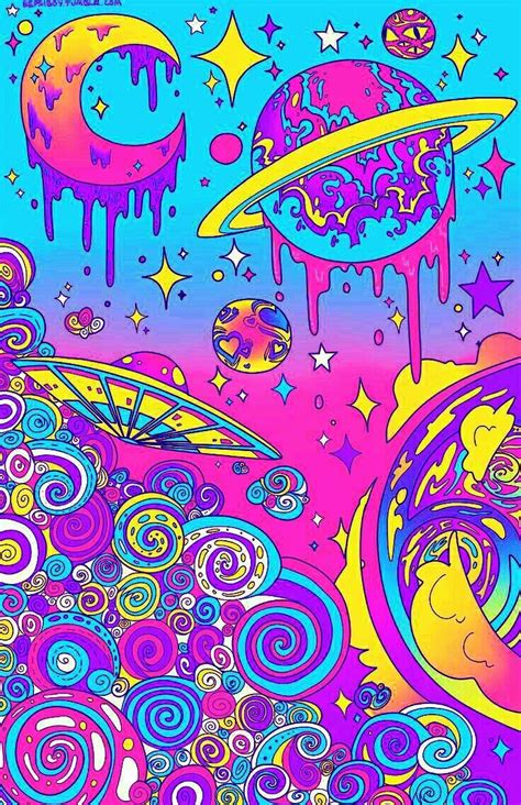 Don T Know The Original Artist In 2020 Psychedelic Drawings Hippie Painting Trippy Painting