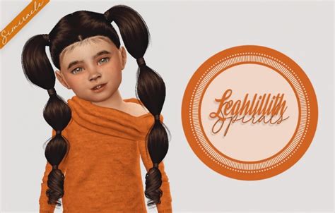 Leahlillith Spirals Hair Toddler Version At Simiracle Sims 4 Updates