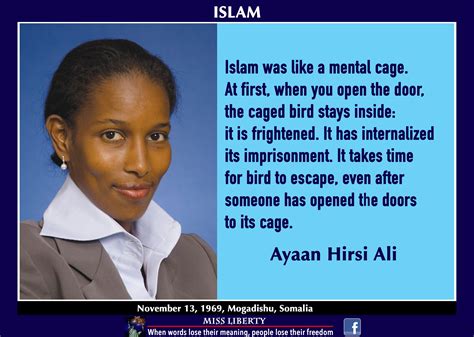 Ayaan Hirsi Ali About Islam Quotes Islam Sayings