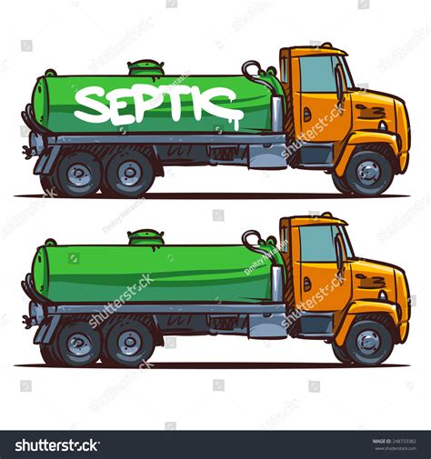 Septic Tank Truck Svg