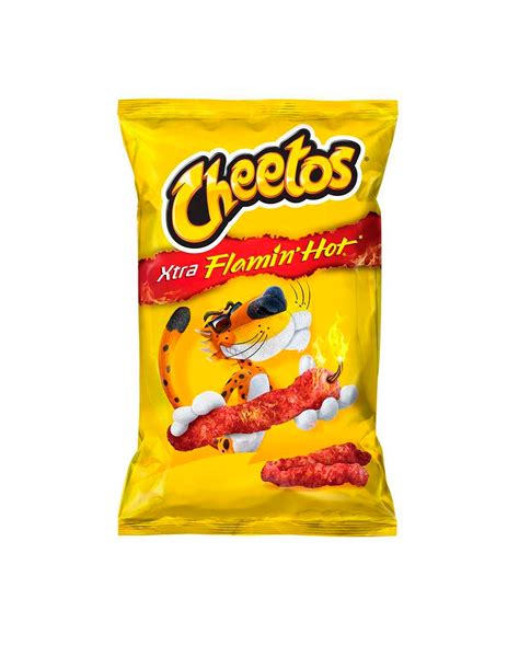 This logo was reintroduced for a limited time in 2011 for the crunchy and puffs cheetos. Cheetos Torciditos Flamin' Hot 55 gr. - Onix