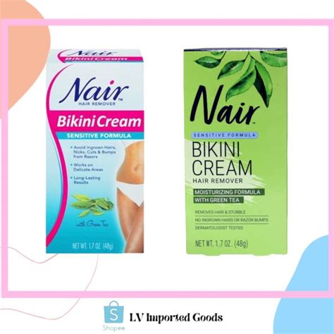 nair hair remover bikini cream sensitive formula pink green tea 1 7 oz lazada ph