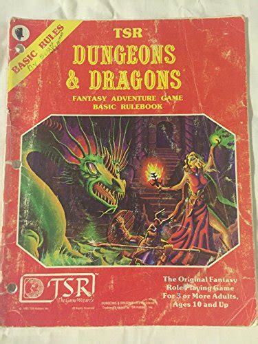 Tsr Dungeons And Dragons Fantasy Adventure Game Basic Rulebook 1 By