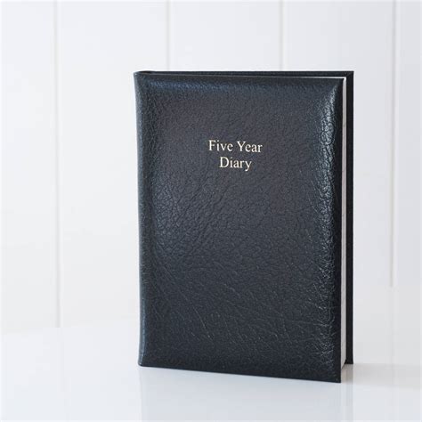 Leather Five Year Diary By Oh So Cherished