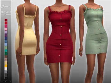 The Sims Resource Bianca Dress By Sifix Sims 4 Downloads