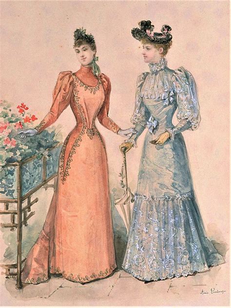 La Mode Illustree 1892 1890s Fashion Victorian Fashion Edwardian