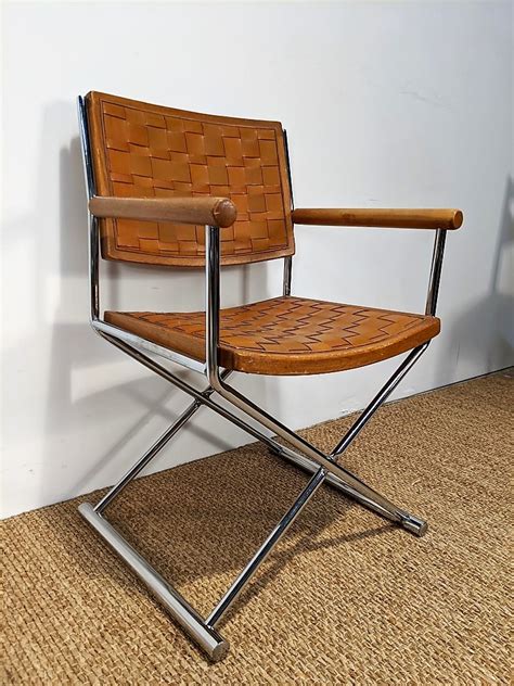 Pinzon armchair in rainforest rabble velvet. Mid Century Chrome & Leather Armchair by Chromcraft - EPOCH