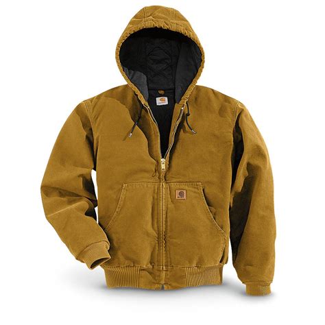 Carhartt® Quilted Flannel Lined Duck Active Jacket 231675 Insulated