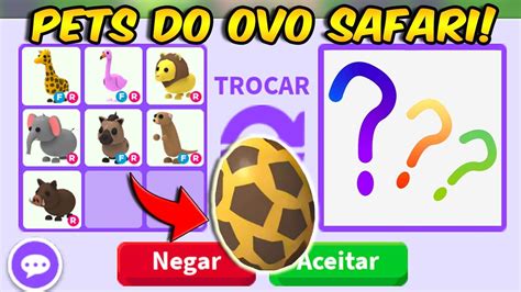 Trocando Todos Os Pets Do Ovo De Saf Ri Safari Egg Adopt Me Youtube