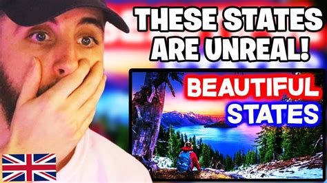 Brit Reacts To Top Most Beautiful States In America Youtube