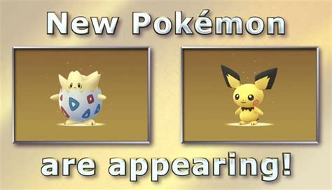 Pokemon Go Updates With Pichu Togepi And More Techraptor