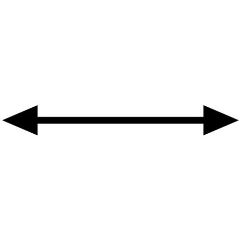Double Sided Arrow Symbol