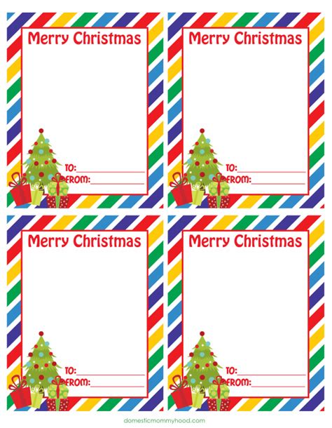 Free Printable Small Christmas Cards