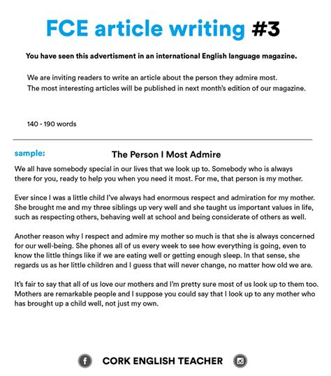 Fce Exam Writing Samples And Essay Examples Myenglishteachereu Blog