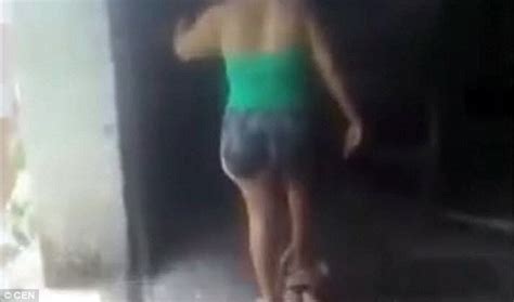 Video Shows Guatemalan Mum Punish Son In Escuintla By Standing On Him