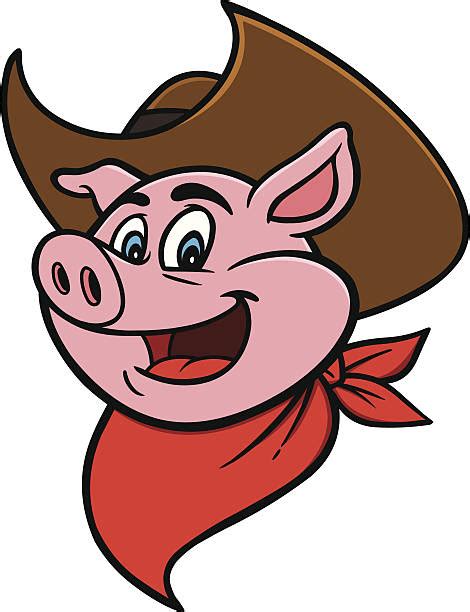 Pig With Cowboy Hat Illustrations Royalty Free Vector Graphics And Clip