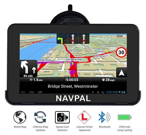 Navpal Sat Nav Gps Navigation 7 Inch 16gb Wifi Bluetooth For Car Truck