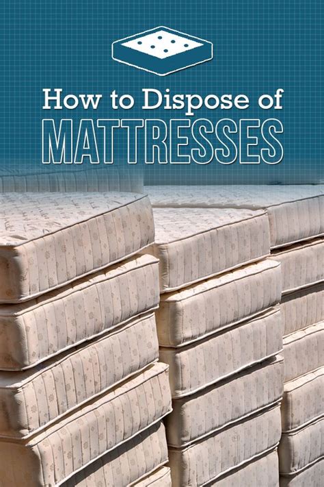 If you're looking to leave it curbside, i recommend doing a quick search of your city's sanitation laws and how they expect you to leave mattresses/boxsprings outside of your home. Wondering how you should dispose of that old mattress ...