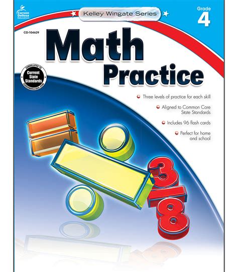 Wholesale Math Practice Workbook Grade 4 Paperback Dollardays
