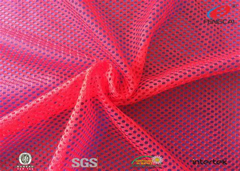 100 Polyester Sports Mesh Fabric Athletic Wear Material Breathable