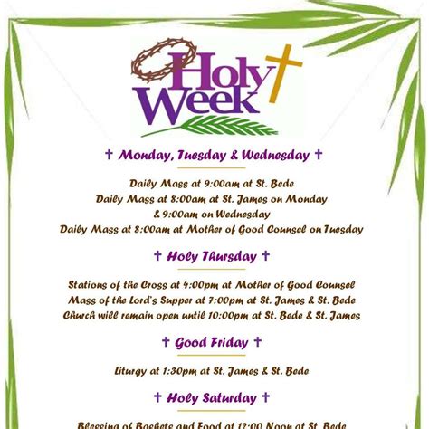 Holy Week Schedule Saint Mary Magdalene Parish Pittsburgh Pa