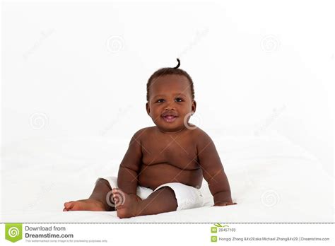 African American Baby Stock Image Image Of Small Expression 28457103