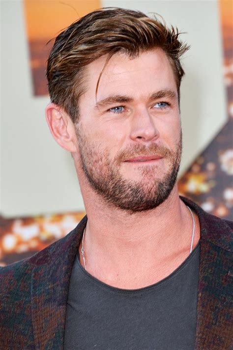 Chris Hemsworth Haircut Chris Hemsworth Thor Hair And Beard Style