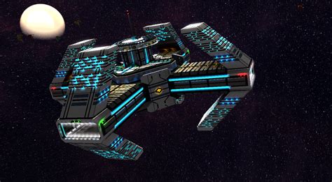 How to make a space station in minecraft galacticraft. StarMade Space Station Blueprints voxel 3D scifi | Space ...