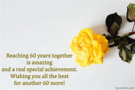 60th Wedding Anniversary Wishes Quotes With Images