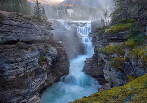 Athabasca Falls Jasper National Park Alberta Canada Tourist Diaries