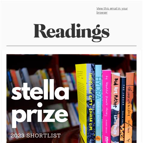 the stella prize 2023 shortlist readings