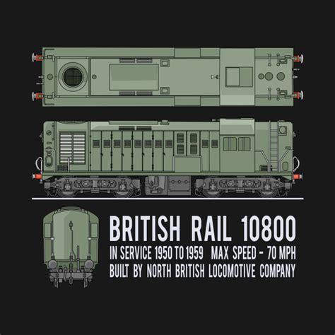 British Rail 10800 Locomotive Train Diagram T British Rail 10800