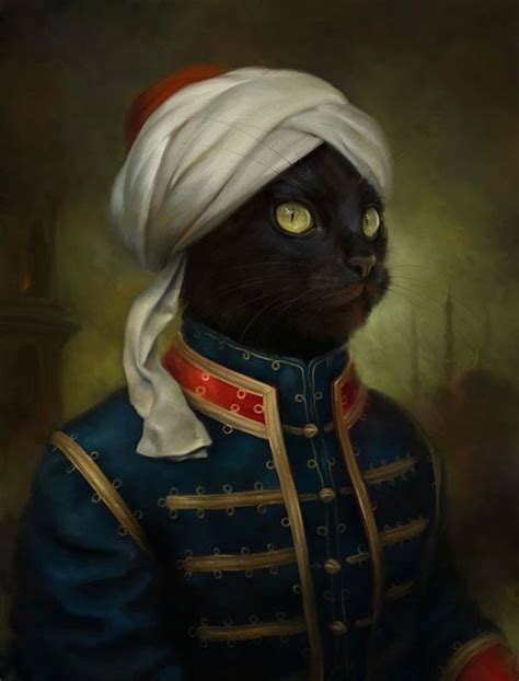 Portraits Of Cats Dressed Up As Royalty