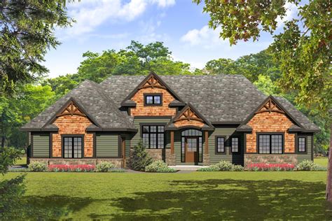 Open Concept Craftsman Home Plan With Split Bed Layout 790014glv Architectural Designs