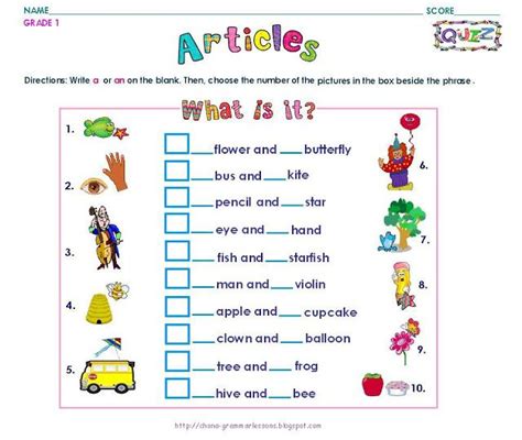 Whether it is a party or inside a classroom, games and activities are the best tools to fun classroom activities for kids. Grade 1 English Worksheet - Scalien | 1st grade worksheets, Printable english worksheets ...