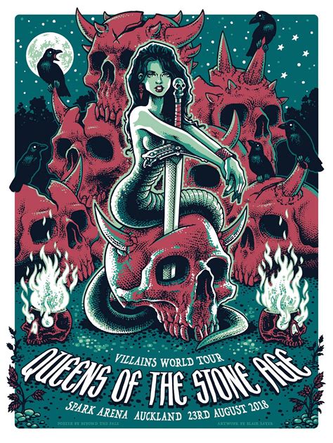 Queens Of The Stone Age Gig Posters From Beyond The Pale Rock Poster