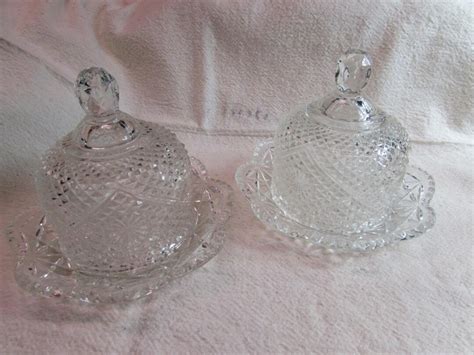 Avon Dome Butter Dishes Set Of 2 Etsy