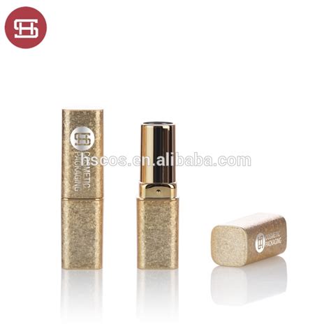 China Custom Empty Gold Lipstick Cosmetic Packaging Manufacturer And Factory Huasheng