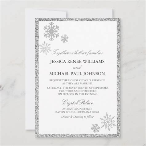 Winter Wonderland Wedding Invitations