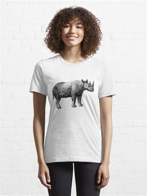 Rhino T Shirt For Sale By Zehda Redbubble Rhinoceros T Shirts